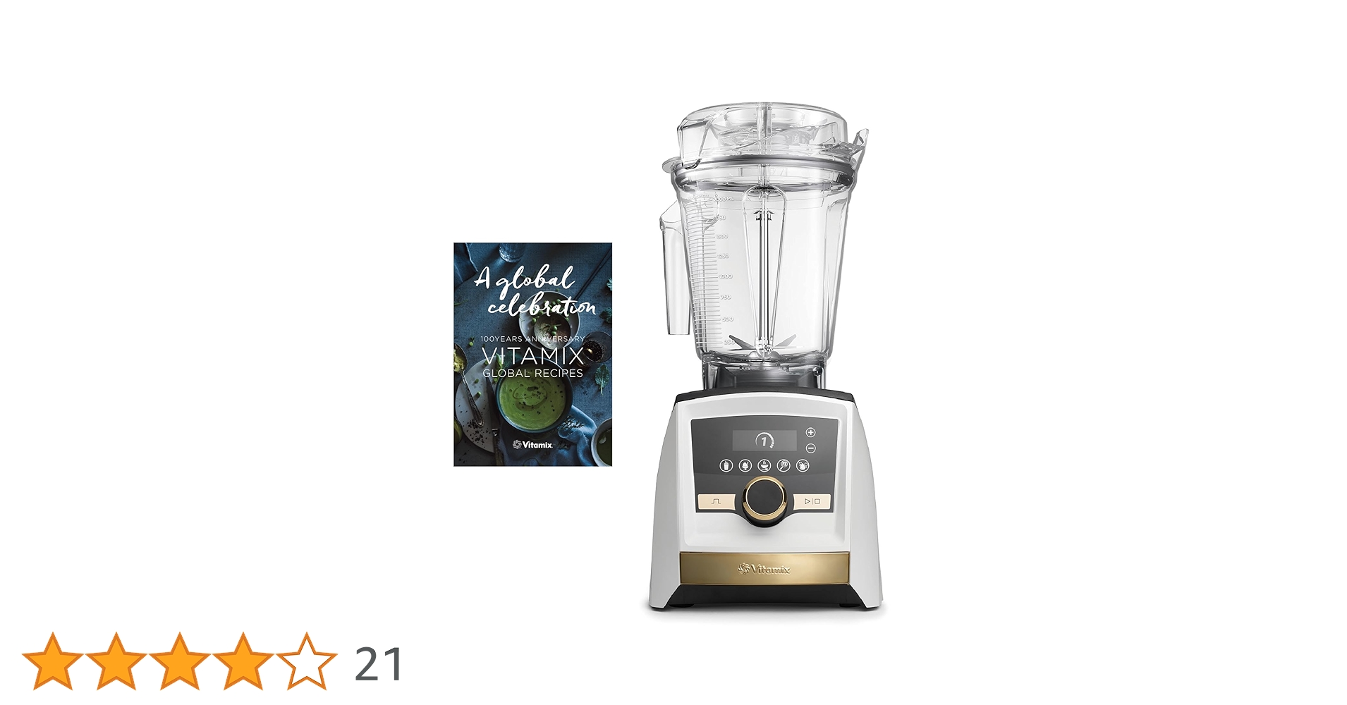 Amazon | 【公式】Vitamix A3500i ホワイト ミキサー 限定特典